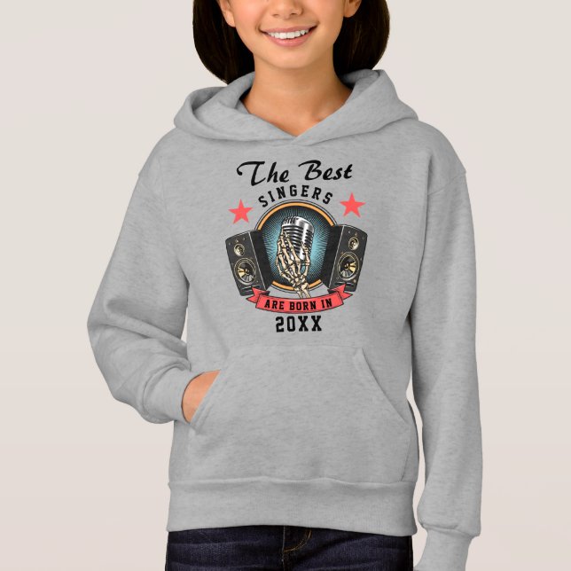 Anpassat namn Choir Singer Birthday T Shirt (Framsida)