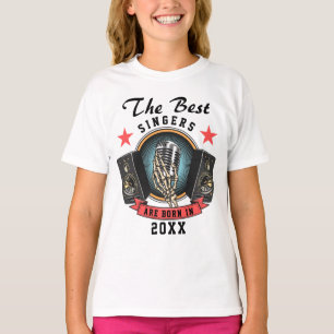 Anpassat namn Choir Singer Birthday T Shirt