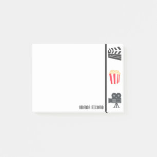 Anpassat namn   Cinema Emojis Post-it Block