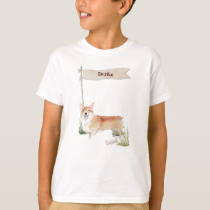 Anpassat namn Corgi Pet-Hund T Shirt