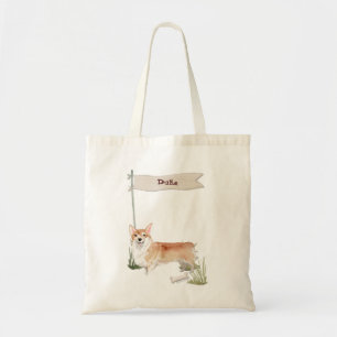 Anpassat namn Corgi Pet-Hund Tygkasse