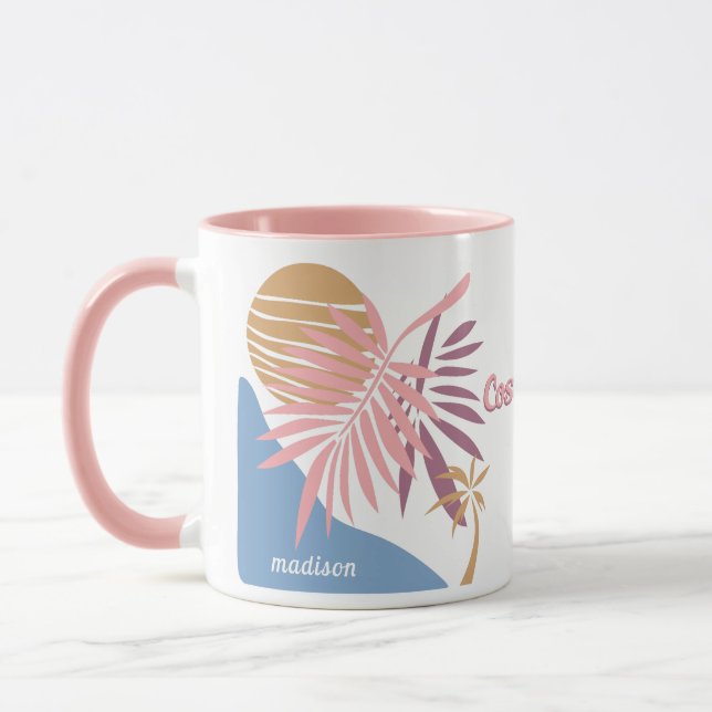 Anpassat namn Costa Rica Mugg (Vänster)