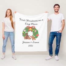 Anpassat namn Cute & Funny Jul Blanket
