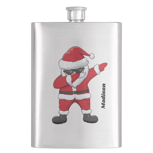 Anpassat namn Dabbing Dancing Santa Fickplunta (Framsidan)