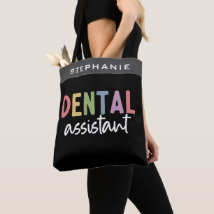 Anpassat namn Dental Assistant Gift Tygkasse