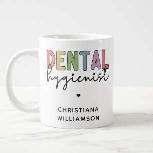 Anpassat namn Dental Hygienist RDH-gåvor Jumbo Mugg