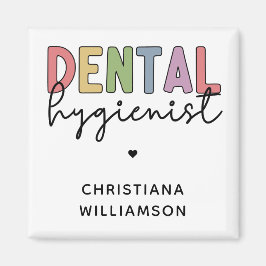 Anpassat namn Dental Hygienist RDH-gåvor Magnet