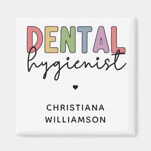 Anpassat namn Dental Hygienist RDH-gåvor Magnet