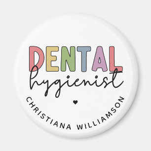 Anpassat namn Dental Hygienist RDH-gåvor Magnet