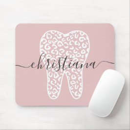 Anpassat namn Dental Leopard Skriv ut tand Musmatta