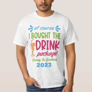Anpassat namn, destination och år för kryssningsbr t shirt