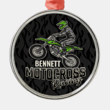Anpassat namn Dirt Bike Rider Motocross-Tävla