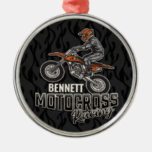 Anpassat namn Dirt Bike Rider Motocross-Tävla