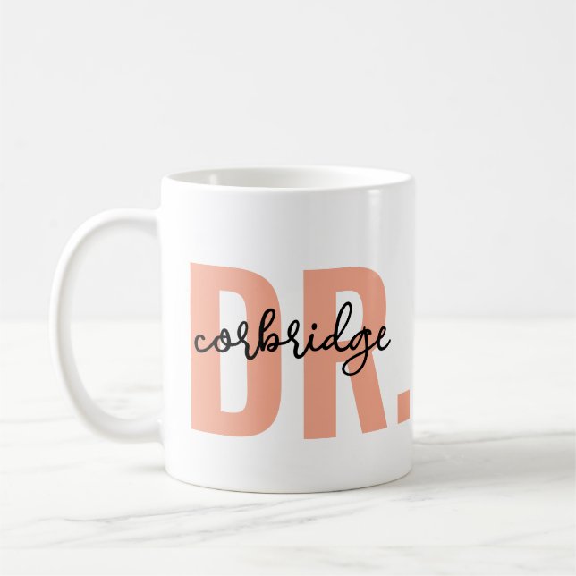 Anpassat Namn Doktor Mugg • DR. Kaffe Kopp • Dokto (Vänster)