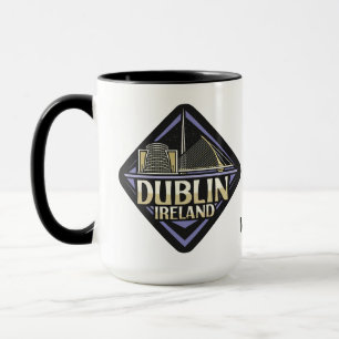 Anpassat namn Dublin Irland Mugg