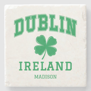Anpassat namn Dublin Irland Stenunderlägg