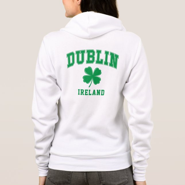 Anpassat namn Dublin Irland T Shirt (Baksida)