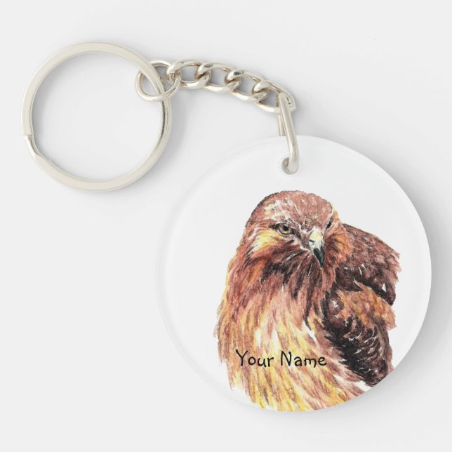 Anpassat namn eller Business Red Tails Hawk, Bird (Framsidan)