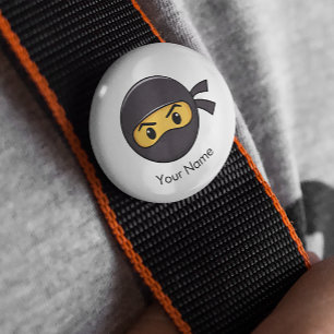 Anpassat namn Emoji Ninja-knapp Knapp