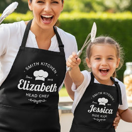 Anpassat Namn Familj Köket Huvudkock Apron