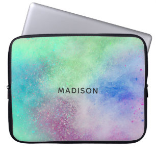 Anpassat namn Färg Explosion laptop sleeve