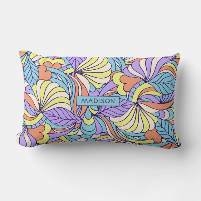 Anpassat namn Färga dörrar dekorativ kudde (Framsida)