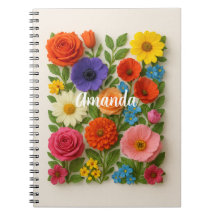 Anpassat Namn Färgrika Blommor