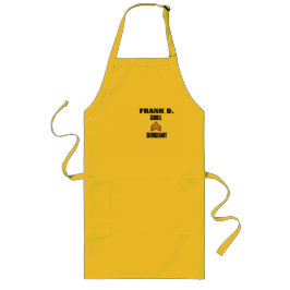 Anpassat namn #fathersday Pocket Aprons Långt Förkläde