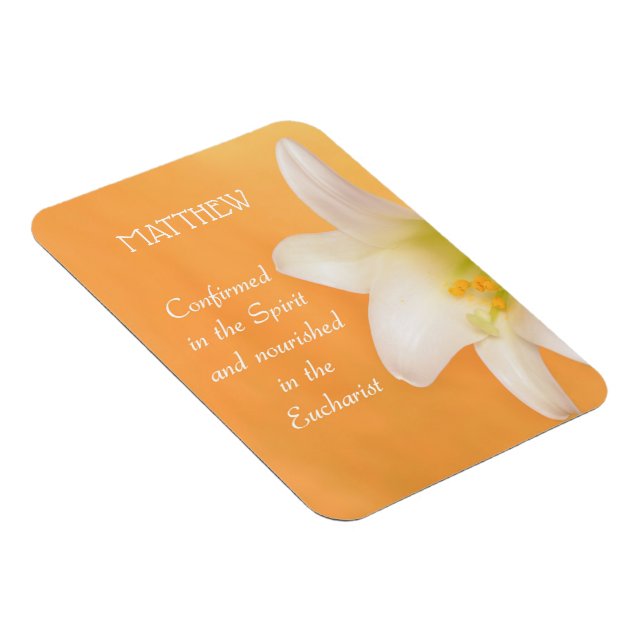 Anpassat namn, firar RCIA-Grattisar Lily Magnet (Högersidan)