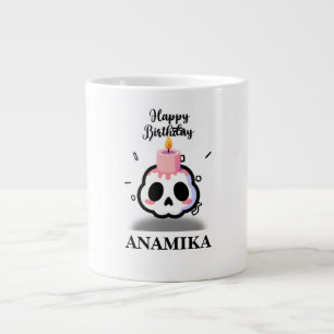 Anpassat Namn Födelsedag Jumbo Mugg