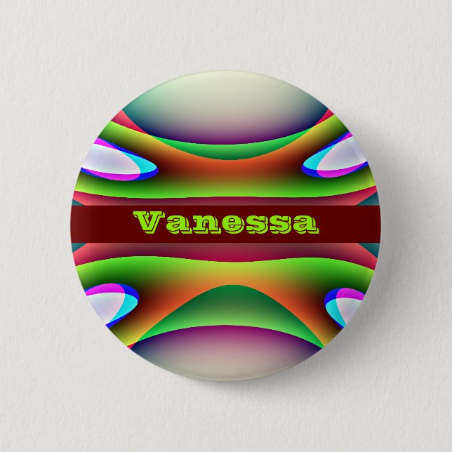 Anpassat namn för Alien Spacesship Knapp (Framsida)