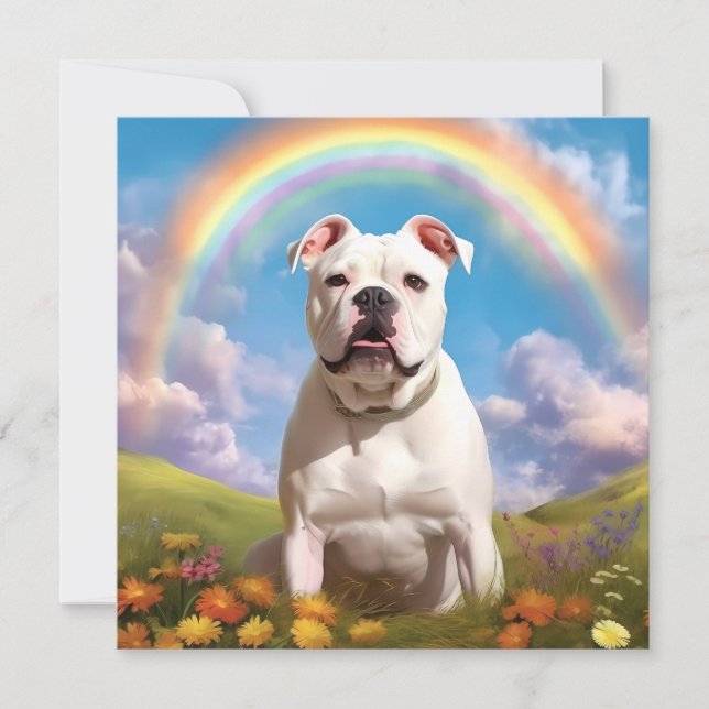 Anpassat namn för American Bulldog Rainbow Bridge (Framsida)
