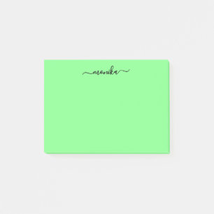 Anpassat namn för begränsning av Grönt Post-it Block