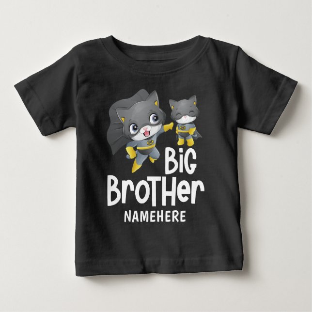 Anpassat namn för Big Brother Superassistance Cat  T Shirt (Framsida)
