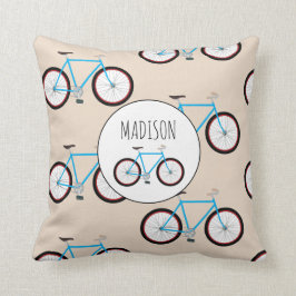 Anpassat namn för Bike Mönster Kudde