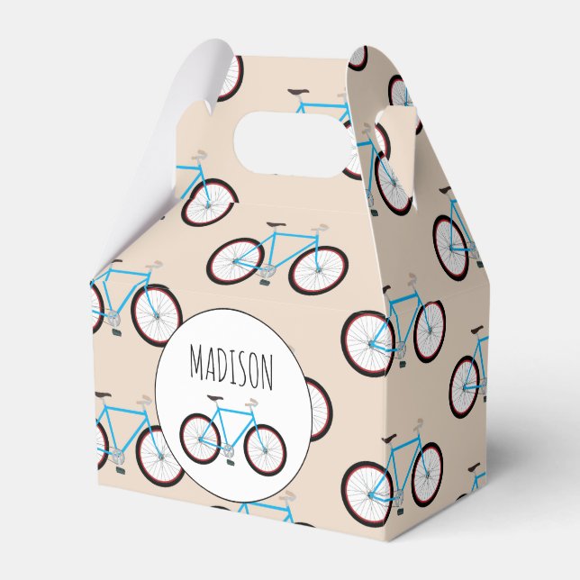 Anpassat namn för Bike Mönster Presentaskar (Framsidan Sidan)