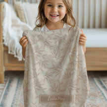 Anpassat namn för Blommigten Natural Beige Boho
