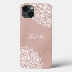 Anpassat namn för Boho Dusty Ro Mandala