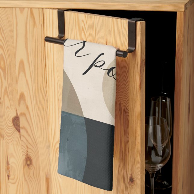 Anpassat namn för Boho Kökshandduk (Thirds Fold)