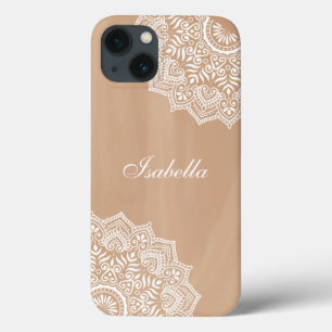 Anpassat namn för Boho Neutralt Mandala