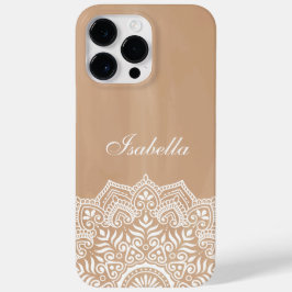 Anpassat namn för Boho Neutralt och White Mandala