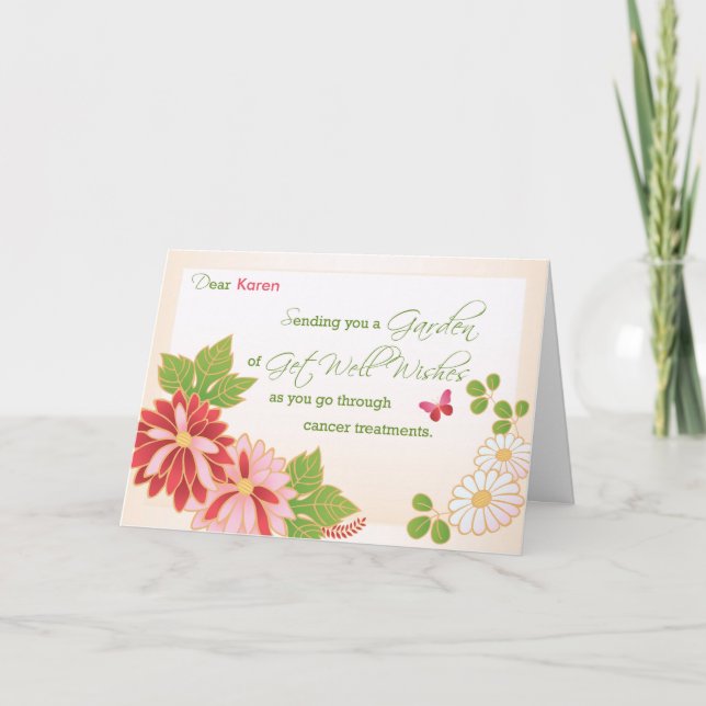 Anpassat namn för cancerbehandlingar Hämta bra Öns Kort (Framsida)