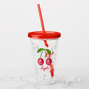 Anpassat namn för Cherry Disco Boll Take Away Mugg