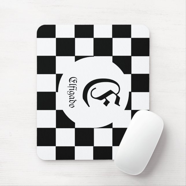 Anpassat namn för Chess Älskare - initialt Musmatta (Med mus)