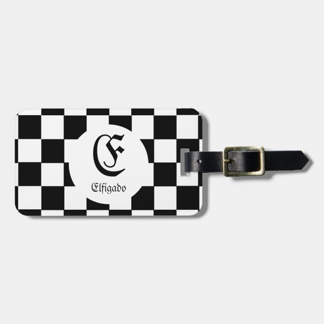 Anpassat namn för Chess-Klubb - början Bagagebricka (Horisontell Framsida)