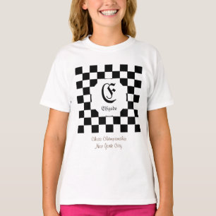 Anpassat namn för Chess-Klubb - början T Shirt
