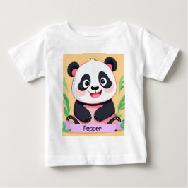 Anpassat namn för Cute Baby Panda T Shirt