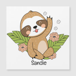 Anpassat namn för Cute Baby Sloth