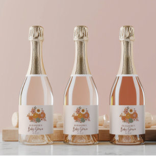 Anpassat namn för Cute Boho Retro-Blommigten för b