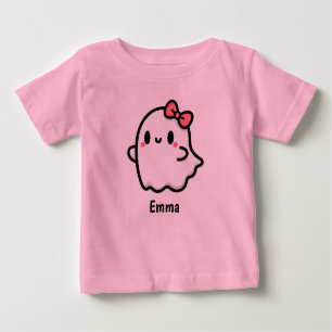 Anpassat namn för Cute Ghost Halloween T Shirt
